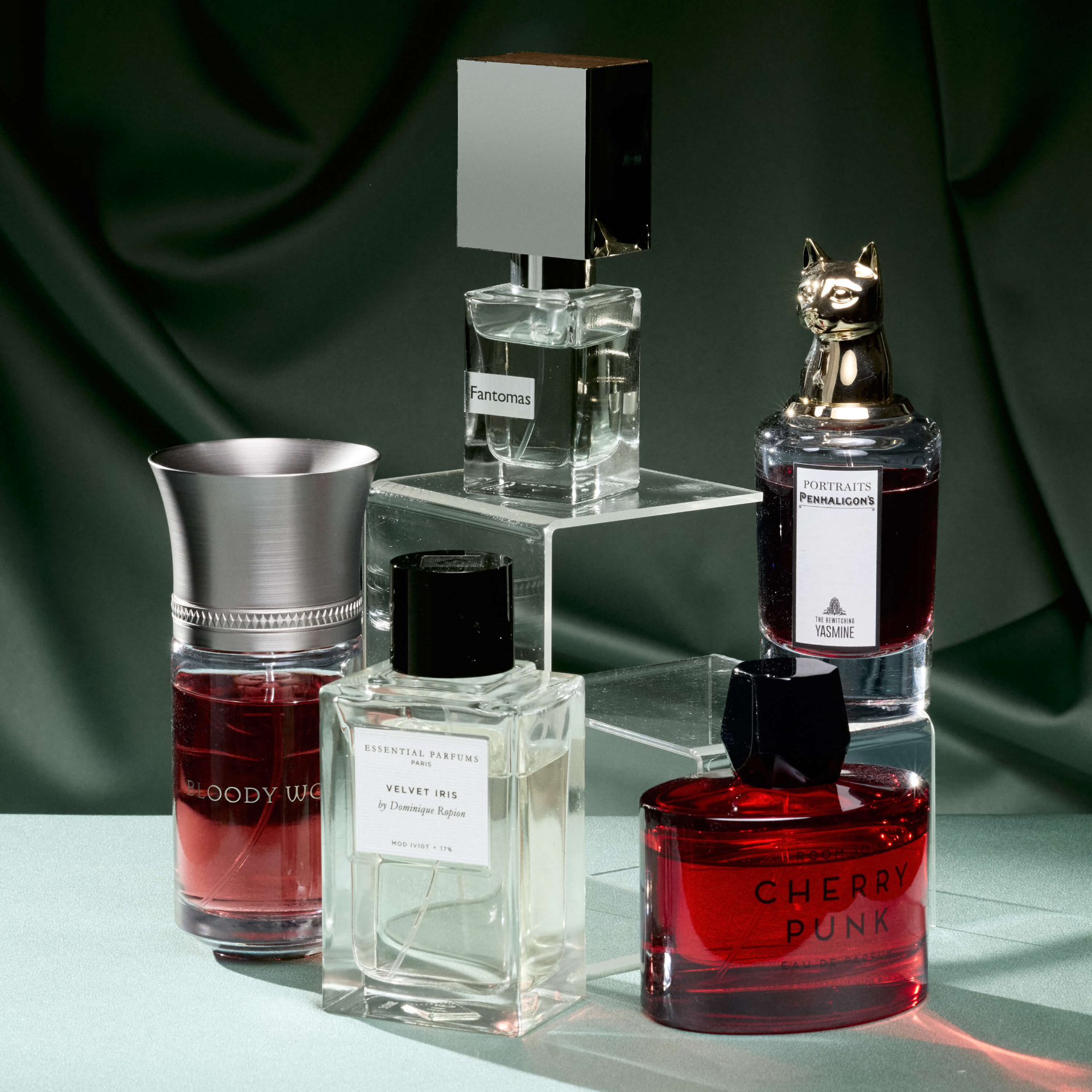 Selecție The Scent Nest în tonuri de verde și roșu